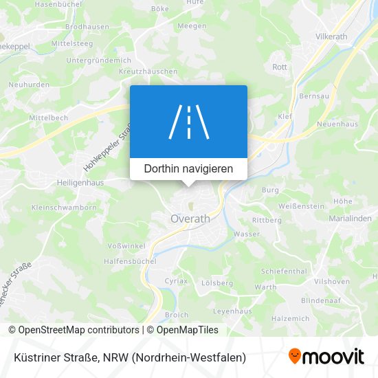 Küstriner Straße Karte