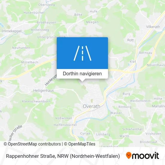 Rappenhohner Straße Karte