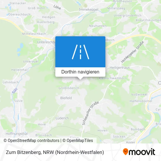 Zum Bitzenberg Karte