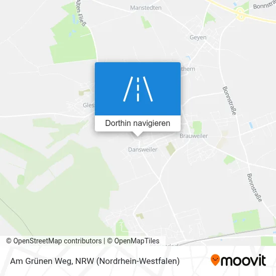 Am Grünen Weg Karte