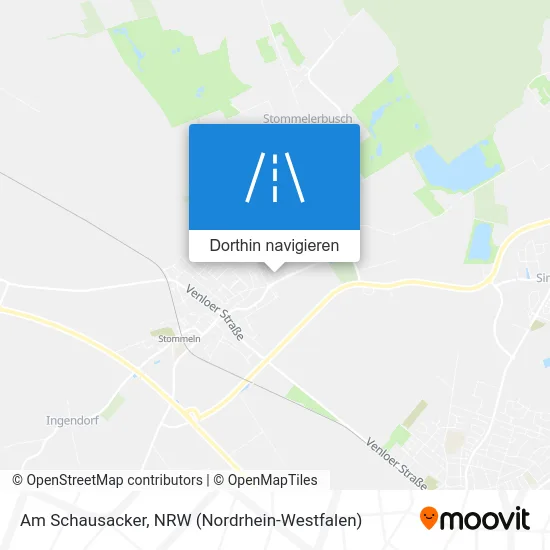 Am Schausacker Karte