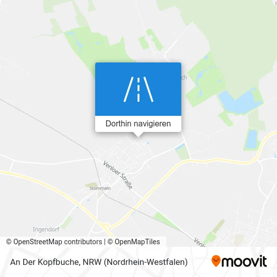 An Der Kopfbuche Karte