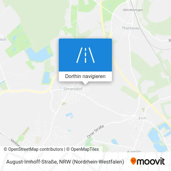 August-Imhoff-Straße Karte