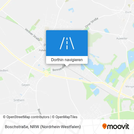 Boschstraße Karte