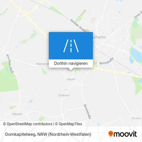 Domkapitelweg Karte