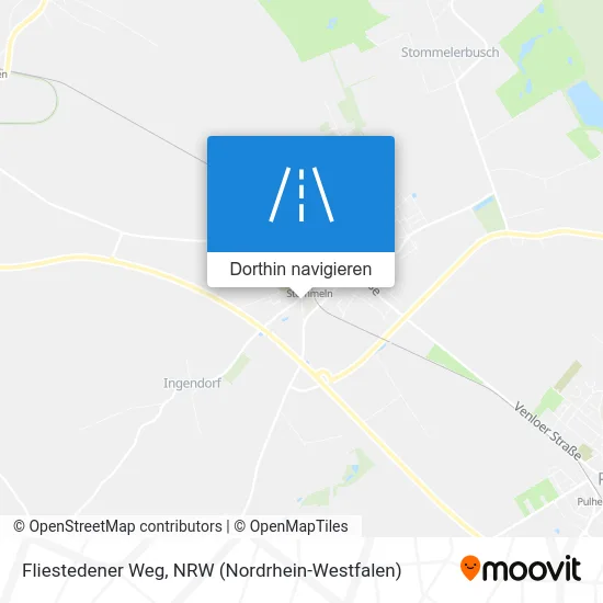 Fliestedener Weg Karte