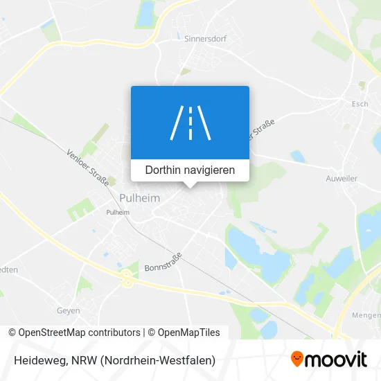 Heideweg Karte