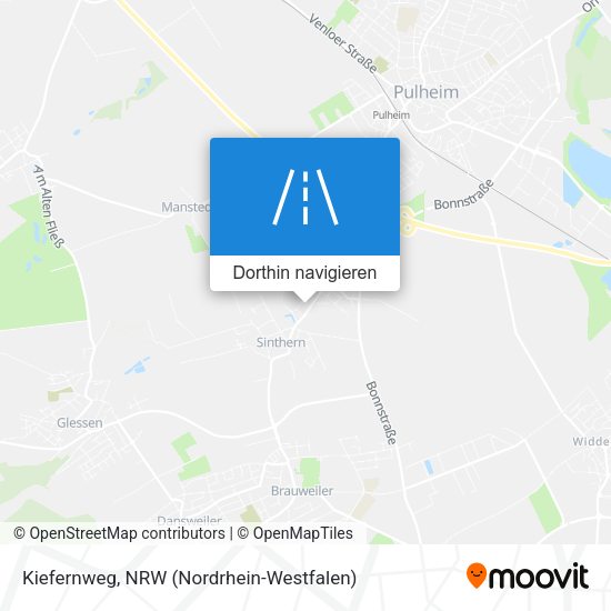 Kiefernweg Karte