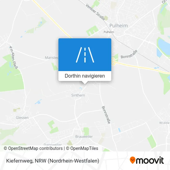 Kiefernweg Karte