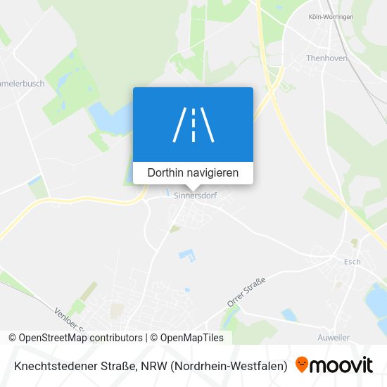 Knechtstedener Straße Karte