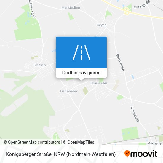Königsberger Straße Karte