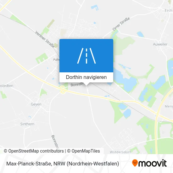 Max-Planck-Straße Karte