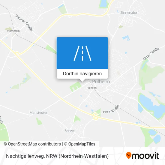 Nachtigallenweg Karte