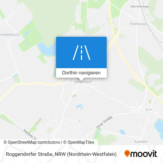 Roggendorfer Straße Karte