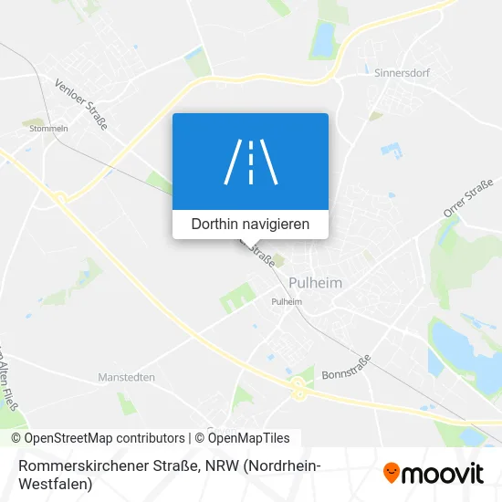 Rommerskirchener Straße Karte