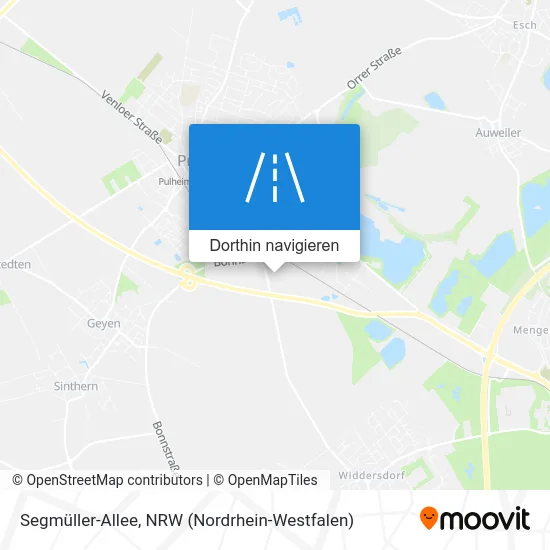 Segmüller-Allee Karte