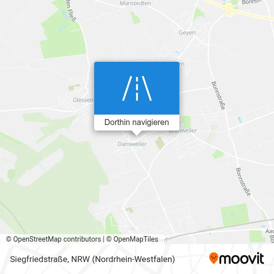 Siegfriedstraße Karte