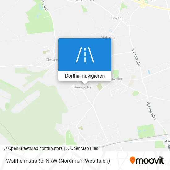 Wolfhelmstraße Karte