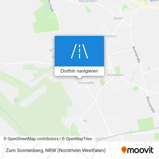 Zum Sonnenberg Karte