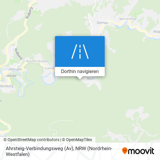 Ahrsteig-Verbindungsweg (Av) Karte