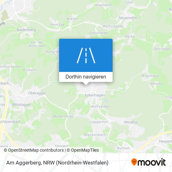 Am Aggerberg Karte