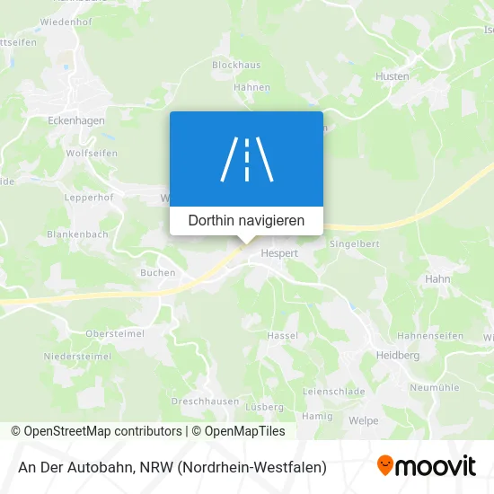 An Der Autobahn Karte