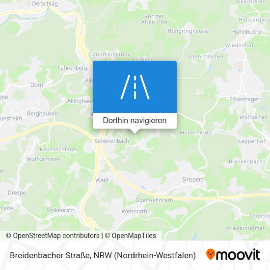 Breidenbacher Straße Karte