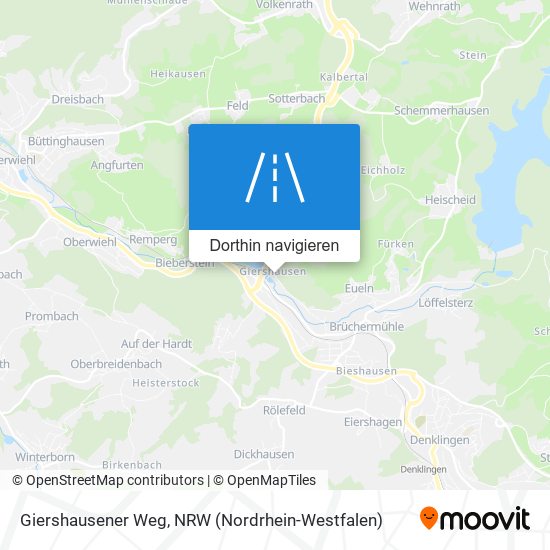 Giershausener Weg Karte