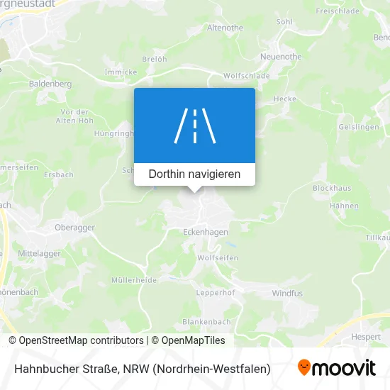 Hahnbucher Straße Karte
