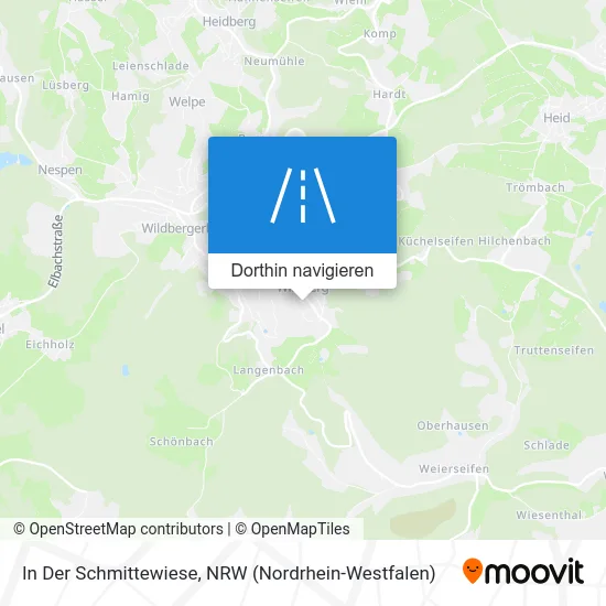 In Der Schmittewiese Karte