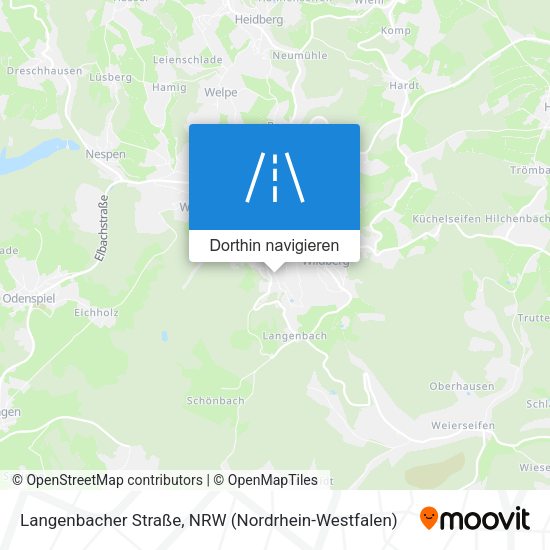 Langenbacher Straße Karte