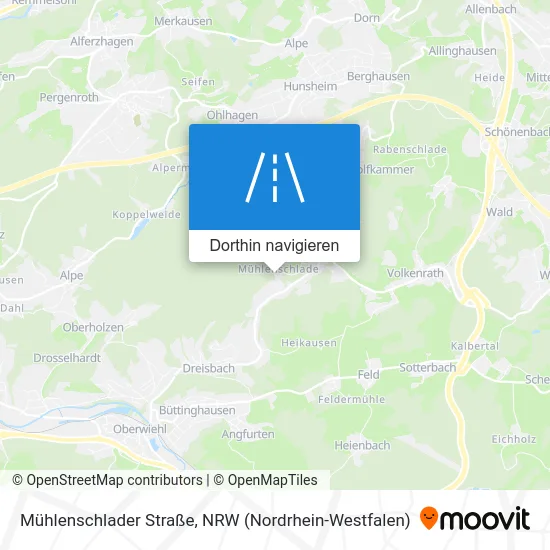 Mühlenschlader Straße Karte