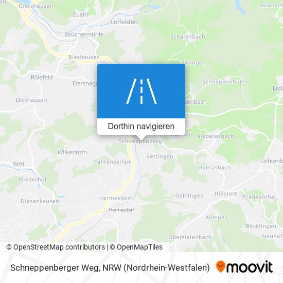 Schneppenberger Weg Karte