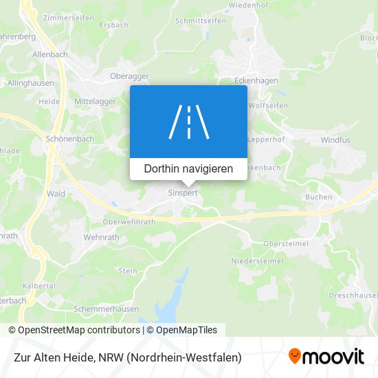 Zur Alten Heide Karte