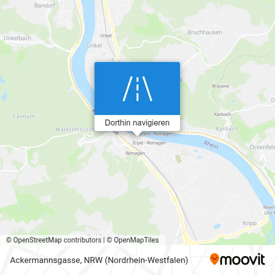 Ackermannsgasse Karte