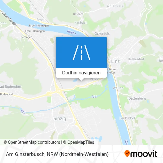 Am Ginsterbusch Karte