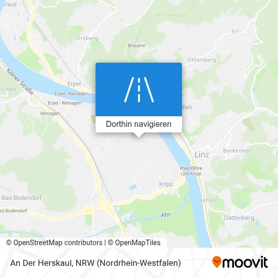 An Der Herskaul Karte