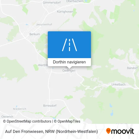 Auf Den Fronwiesen Karte