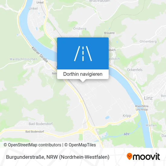 Burgunderstraße Karte