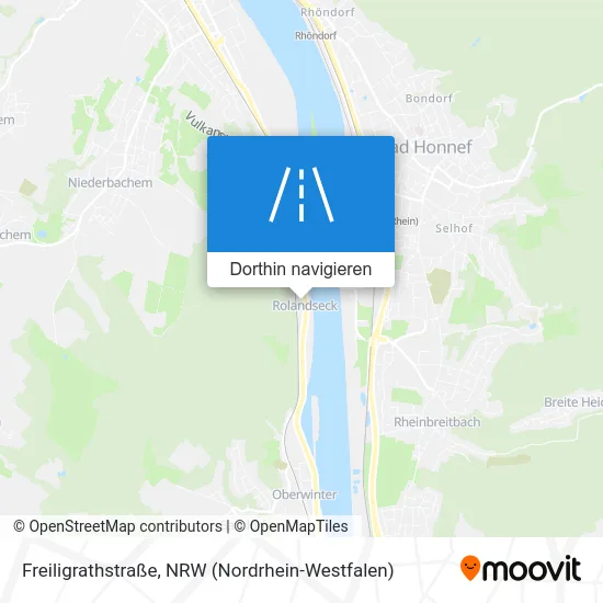 Freiligrathstraße Karte