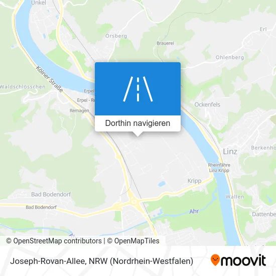 Joseph-Rovan-Allee Karte