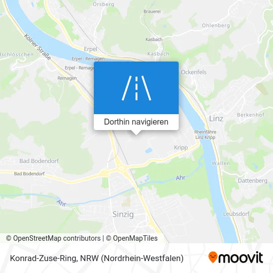 Konrad-Zuse-Ring Karte