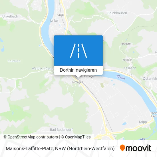 Maisons-Laffitte-Platz Karte