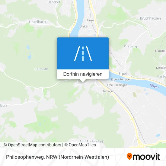 Philosophenweg Karte