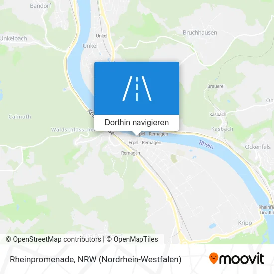 Rheinpromenade Karte