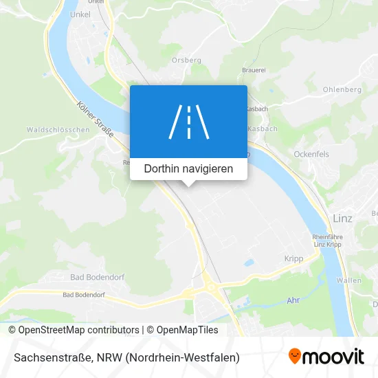 Sachsenstraße Karte