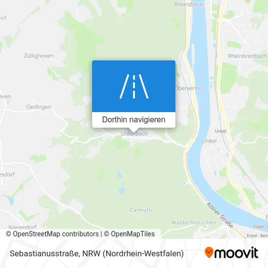 Sebastianusstraße Karte