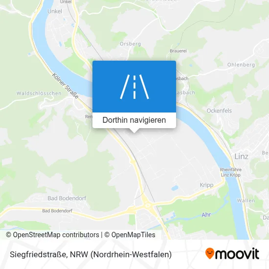 Siegfriedstraße Karte