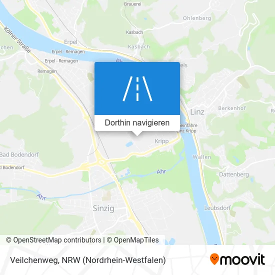 Veilchenweg Karte