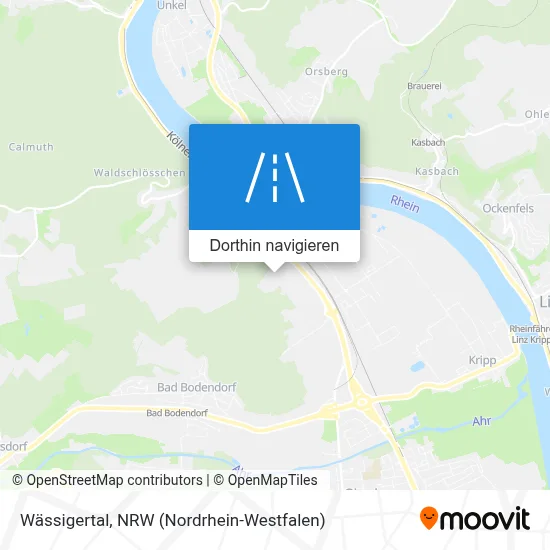 Wässigertal Karte
